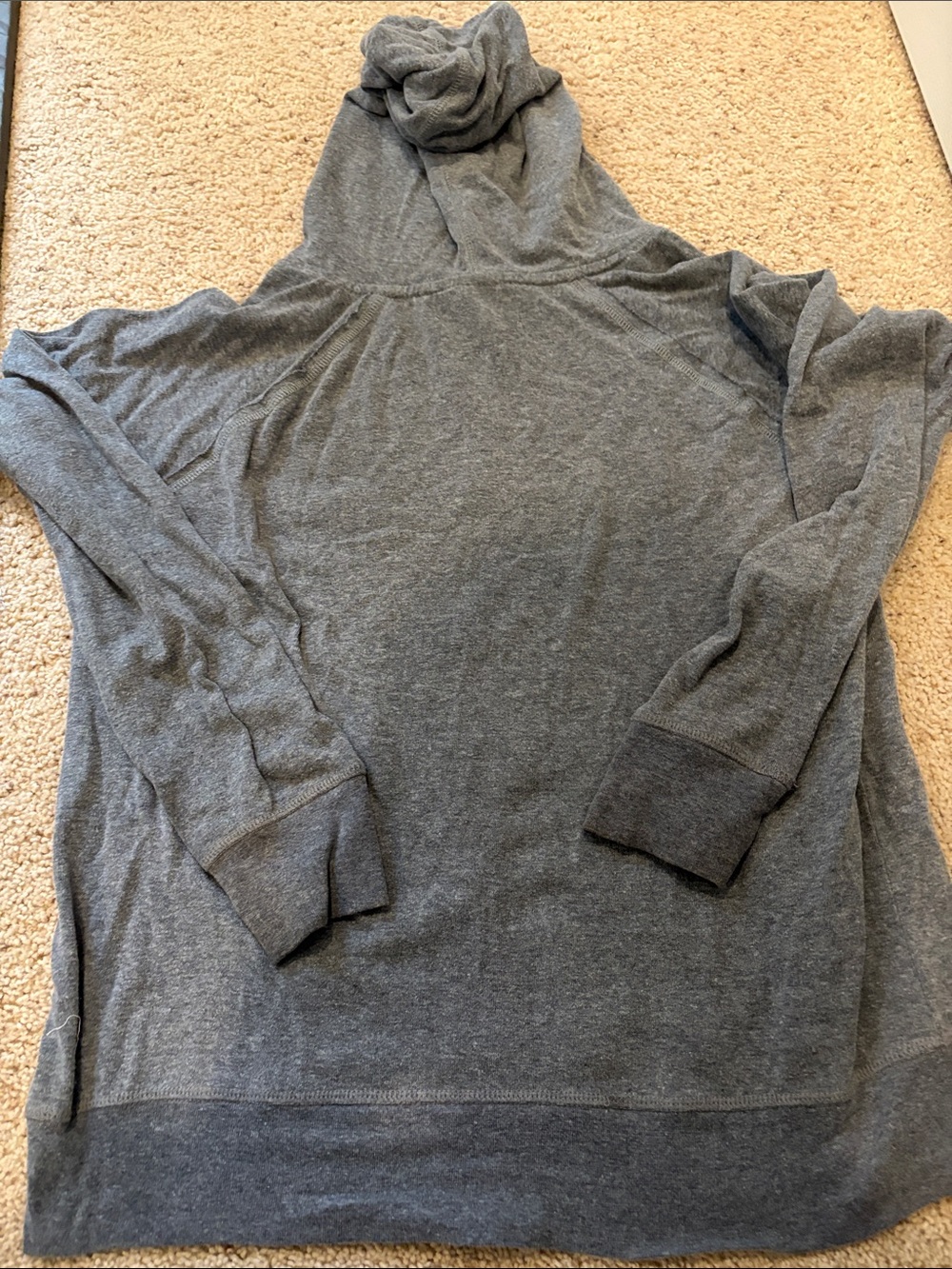 California Republic Gray Hooded Pullover with Red Bear Graphic - Picture 3 of 5